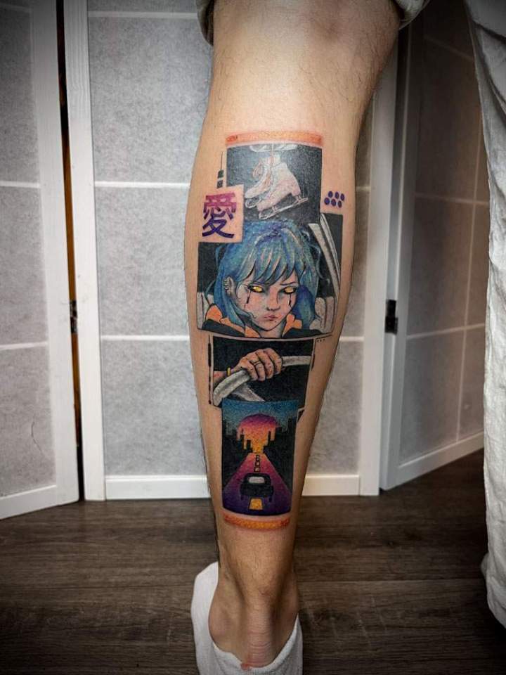  Tatouage lignes fines Roquevaire