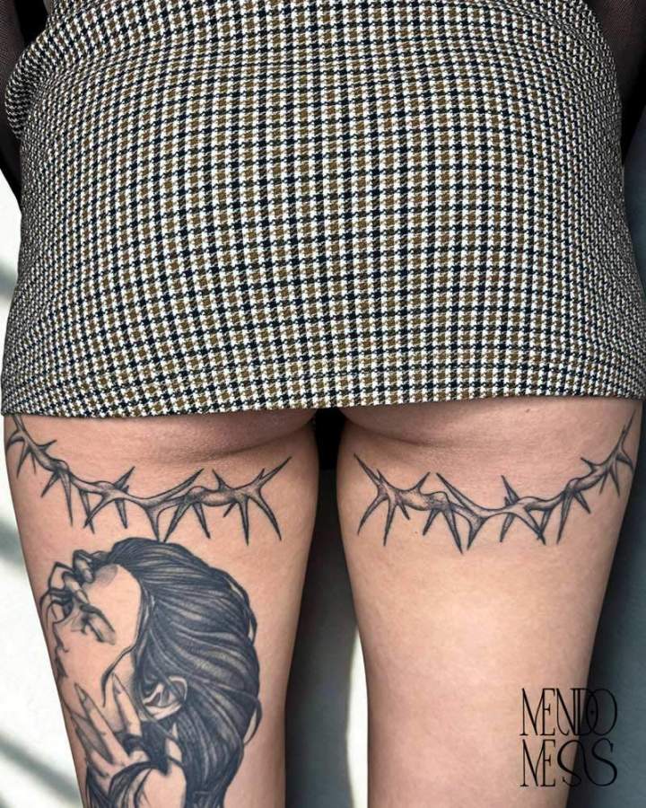 Tatouage noir et gris Roquevaire